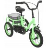 12-palcová jednorýchlostná svetlozelená detská trojkolka