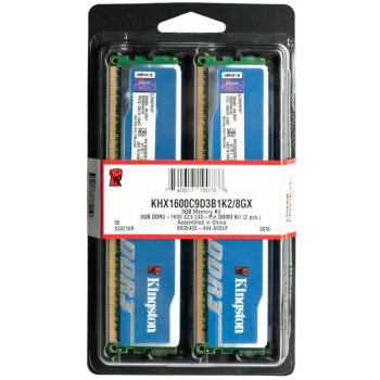 Kingston DDR3 8GB 1600MHz CL9 HyperX Blu KHX1600C9D3B1K2/8GX