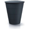 PROSPERPLAST Sud na dažďovú vodu 210l SMOOTH IDSM210-S433 antracit plastový