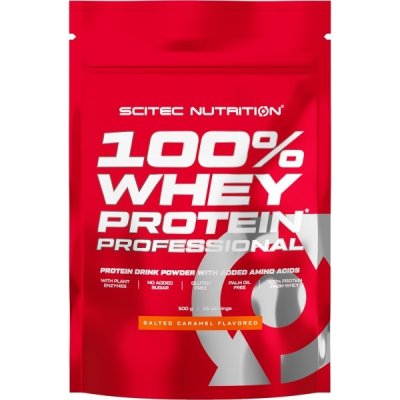 Scitec Nutrition 100% Whey Protein Professional 500 g jahoda