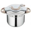 Tlakový hrniec Tefal Clipso Minut Natural P4624972, 9 l nerez/béžový
