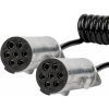 Špirálový kábel TIR 2x 7 PIN typ N 5m 24V AMIO-04379