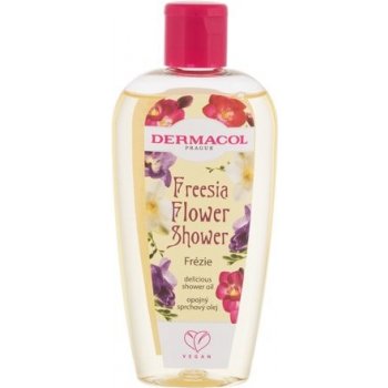 Dermacol opojný sprchový olej Frézie Flower Shower (Delicious Shower Oil) 200 ml