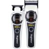 MRD PRO Beginner Combo - set profesionálneho strihacieho a kontúrovacieho strojčeka s vector motorom + M22 - olej na mazanie, 200 ml HC-999-GMT-999-WHITE-COMBO - Biela farba