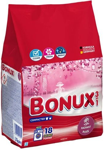 Bonux Rose prací prášok 1,17 kg 18 PD