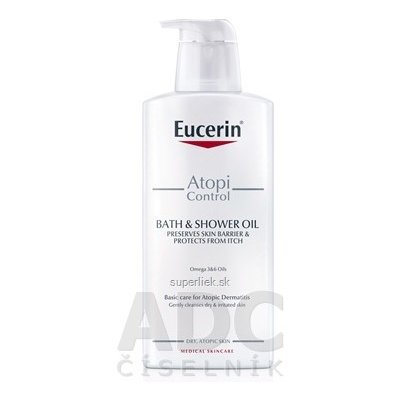 Eucerin AtopiControl Sprchový olej pre suchú pleť 1x400 ml, 4005800074929
