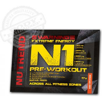 NUTREND N1 Pre-Workout 17 g od 0,93 € - Heureka.sk