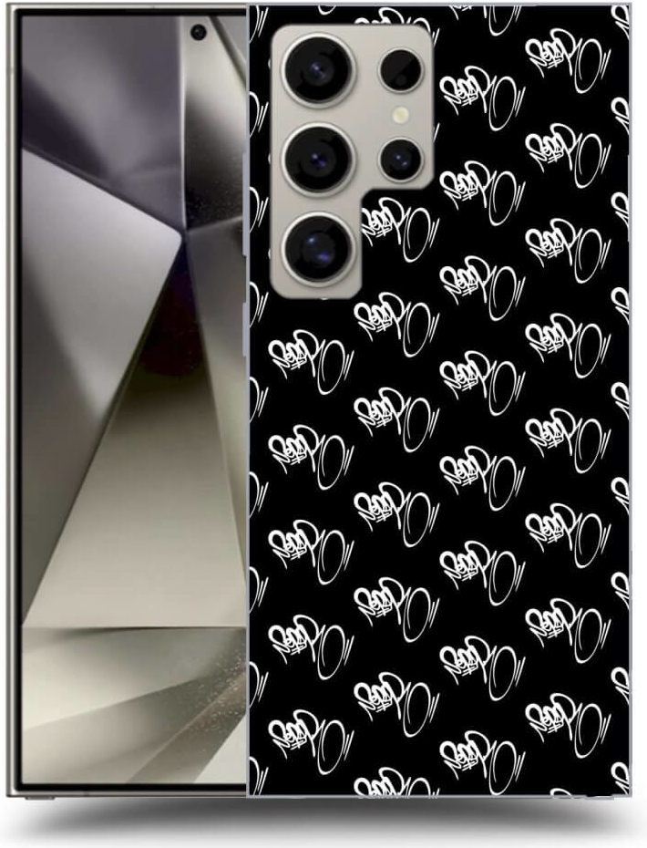 Picasee silikónové Samsung Galaxy S24 Ultra S928B 5G - Separ - White On čierne čierne