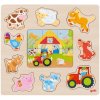 Goki Vkladacie Puzzle Hospodárske Zvieratá
