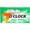 Klasické žiletky GILLETTE 7 O'Clock Super Stainless 5 ks