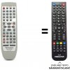 Predátor Panasonic EUR7702290 náhradný diaľkový ovládač iného vzhľadu