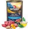 Konzerva Ontario Adult teľacie pate s príchuťou kurkumy 400g