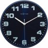 Dizajnové nástenné hodiny 3053bl Nextime Dash blue 35cm (8717713006312)