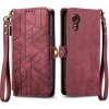 VSETKONAMOBIL 73149 GEOM Peňaženkové puzdro pre Samsung Galaxy Xcover 7 červené