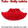 Tutu - Dolly sukňa pre dievčatá od 3 do 6 rokov, červená