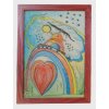 Dúha - Mgr. Zuzana Čarnoká,originálny,ručne maľovaný obraz S (do veľkosti 45x45cm) Viac farieb