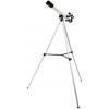 NEDIS teleskop SCTE5060WT/ clona 50 mm/ ohnisková vzdálenost 600 mm/ hledáček 5 x 24/ výška 125 cm/ Tripod/ bílo-černý SCTE5060WT
