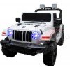 Detské dvojmiestne terénne elektrické autíčko Megacar XM10, 2 x 35 W, 12V 4,5Ah, biela (detské elektrické autíčko )