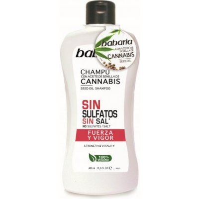 Babaria Cannabis Seed Oil Shampoo pro silné vlasy 400 ml
