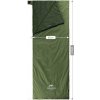 Mini ultralight LW180 spací vak 760g veľ. XL-zelený NATURHIKE|UNI
