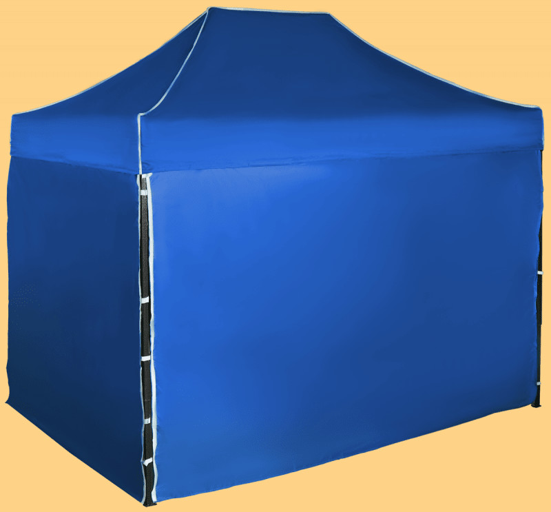 Expodom Párty stan 2x3m - oceľový, Modrá, 4 bočné plachty