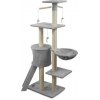 SOLEX BCT001009SZ Škrabadlo pre mačky 138 cm sivé