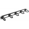 Lanberg LANBERG19'' PANEL PRO SPRÁVU KÁBLOV 5 KRÚŽKOV - TYP B 1U ČIERNY AK-1205-B