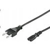 PremiumCord kábel sieťový 220V, k magnetofónu, 2m