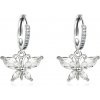HARAHU Náušnice Zircon Butterfly