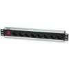 Intellinet 19'' Rackmount Power Strip, 8 zásuviek (207157)