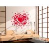 Dekoracie-steny.sk - Samolepky na stenu - Love hearts - 60 x 70 cm - 267