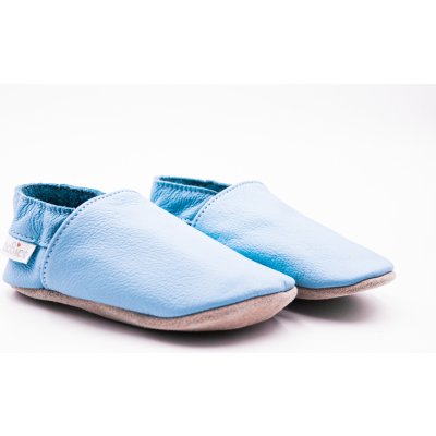 Babice capáčky barefoot baby blue