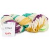 HYGGE Katia Farby HYGGE: 500 zelená-tyrkysová-čučoriedková-okrová 100% merino vlna