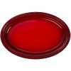Le Creuset - servírovací tanier oválny 46 cm červený