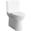 Laufen Pro - WC kombi misa, zadný/spodný odpad, bočný prívod vody, biela H8249550002311