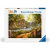 Ravensburger Puzzle 12000218 - Cottage am Fluß - 500 Teile Puzzle für Erwachsene und Kinder ab 10 Jahren (Hra)