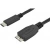 Kabel USB 3.2 konektor C/male - USB 3.0 konektor Micro-B/male, 0,6m ku31cmb06bk
