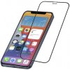 Ochranné tvrzené sklo pro celý displej Cellularline CAPSULE pro Apple iPhone 12/12 Pro, černé TEMPGCAPIPH12MAXK