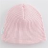 Dojčenská bavlnená čiapočka New Baby Luxury clothing ružová - 80/86