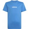 Detské tričko adidas, LINEAR TEE 160 J Modrá,Biela 140