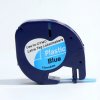 Label Dymo LT 91205 - kompatibilná páska - 12mm×4m - písmo čierna / podklad modrá - plastová páska
