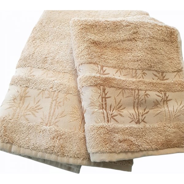 Praktik Bambusový uterák. osuška TIBET orieškový oriešková Bavlna/Bambus  70x140 cm od 13,2 € - Heureka.sk
