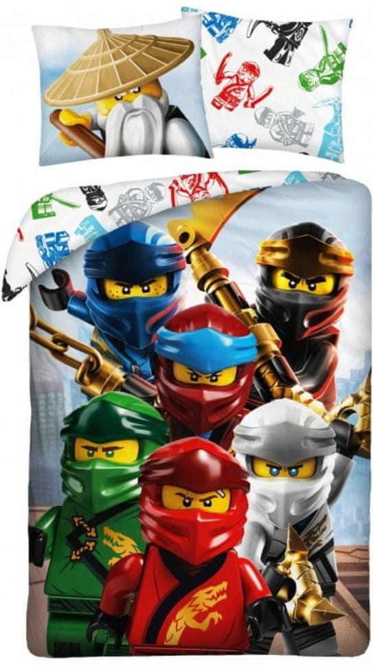 Halantex Obliečky Lego Ninjago group Bavlna 140x200 70x90