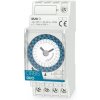 DUO QRS - Týždenné mechanické spínacie hodiny, 230V, 16A, 1x NO/NC