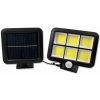 MasterLED Solárny reflektor 6xCOB so samostatným solárnym panelom, IP44, VIP1593