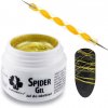 MOLLY UV Gél Spider - golden metalic