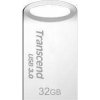 Transcend JetFlash 710S flashdisk 32GB USB 3.0 kovový, odolný, strieborný TS32GJF710S