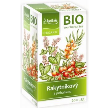 Apotheke Bio rakytníkový čaj s pohánkou 20 x 1,5 g