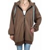 Dámske mikiny FREDERICA hnedá 4XL-5XL
