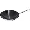 Pánev Wok z nerezové oceli s nepřilnavým povrchem, průměr 360 mm | CONTACTO, MultiPly inox;černá